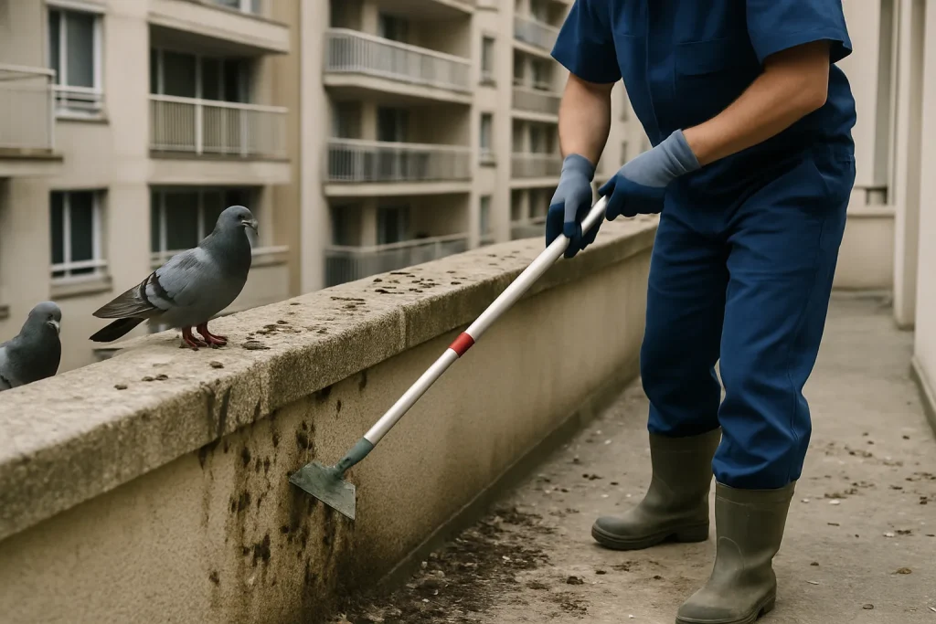 Pigeons et copropriété : comment anticiper les conflits liés aux fientes ?